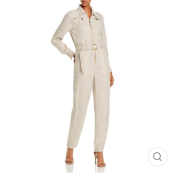 Weworewhat linen utility jumpsuit - Picture 5 of 7